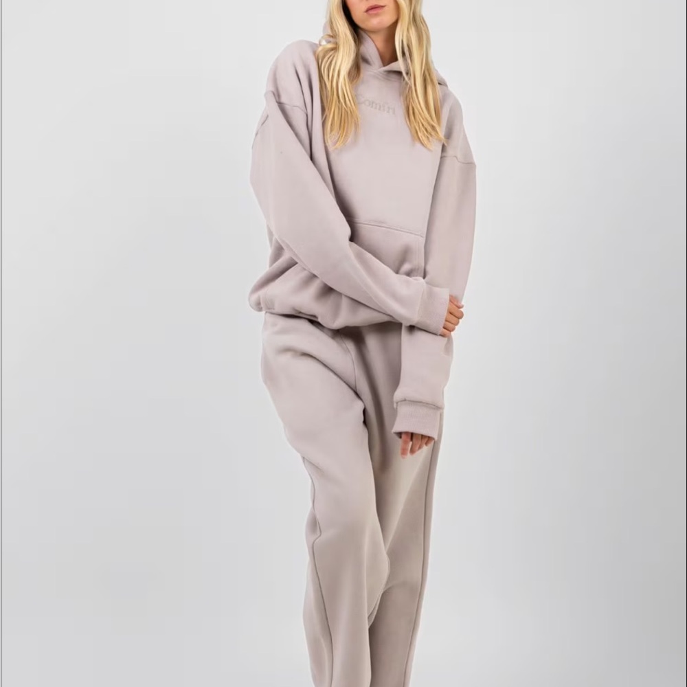 Comfort Sweatshirt and straight leg sweatpants set- size 3x color bark